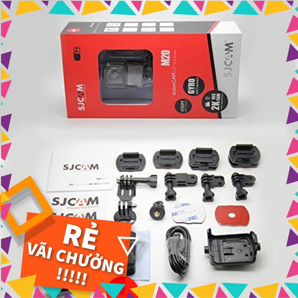 [SALE]  Camera hành trình SJCAM M20 4K wifi - Bảo hành 12 tháng .