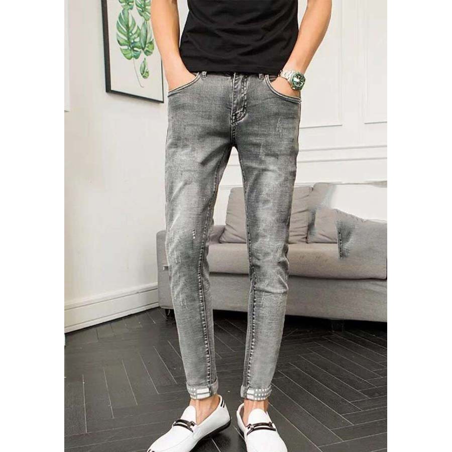 Quần Jeans Nam Wash Bạc Thời Trang 2STOREGLE Phong Cách Hàn Quốc