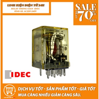 Rơ le trung gian idec - relay trung gian idec ac220-240v