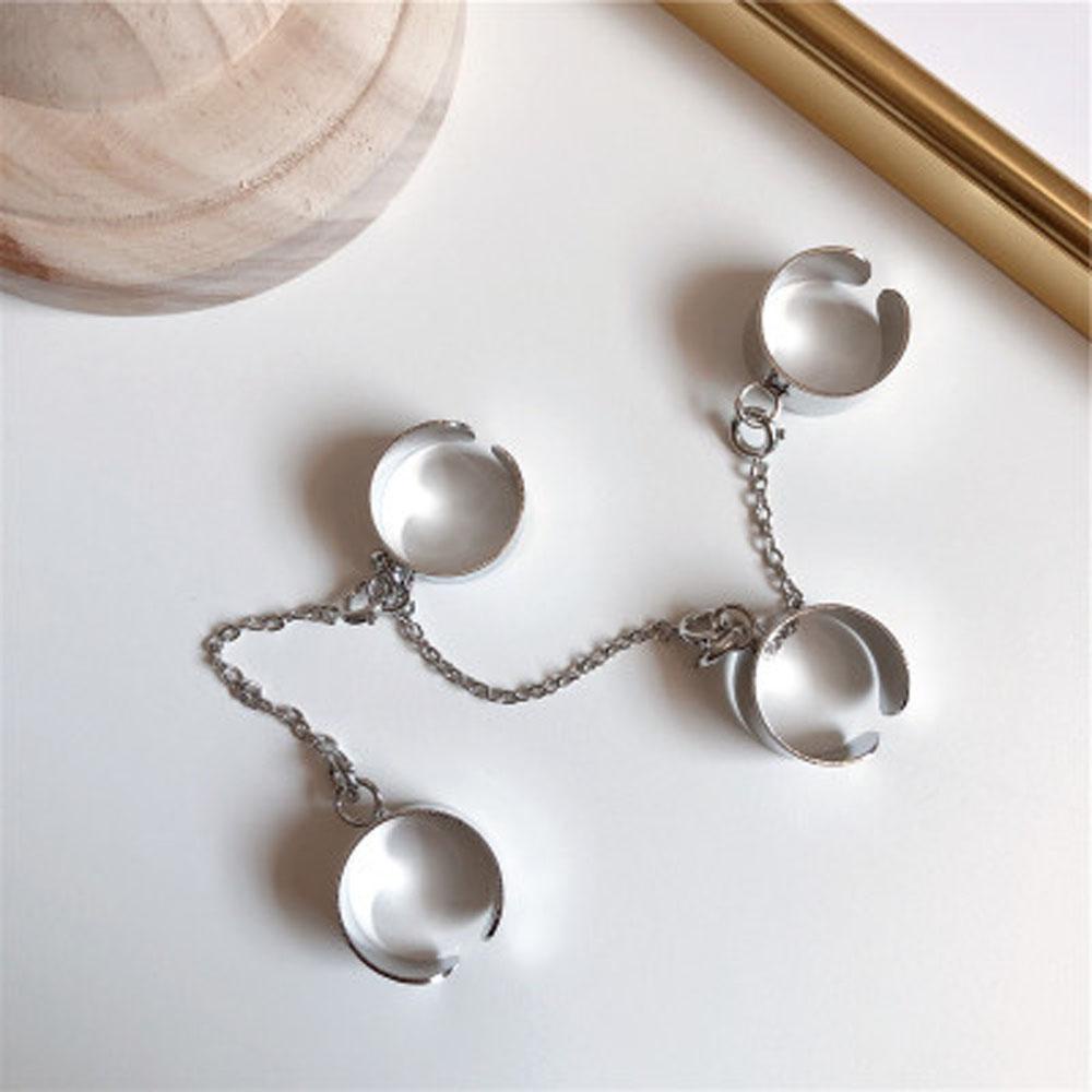 MXGOODS Nhẫn Nhiều Lớp Có Thể Điều Chỉnh Kích Cỡ Dành Cho Nam Và Nữ