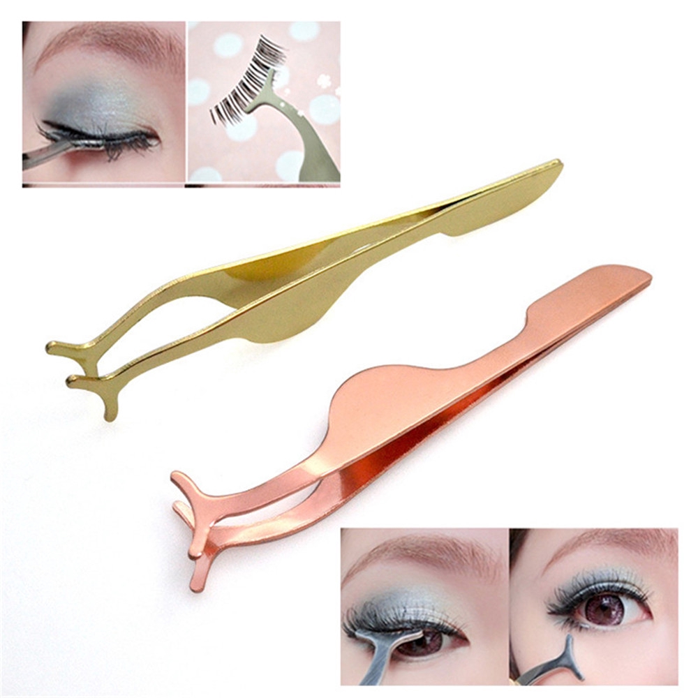 [Hàng mới về] Nhíp gắn lông mi giả bằng thép không gỉ tùy chọn màu sắc