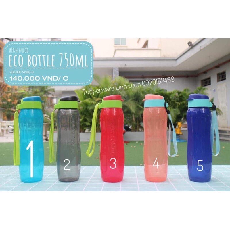 [Hàng chính hãng] Bình nước Tupperware Eco Bottle Gen 2 750ml - Màu ngẫu nhiên | BigBuy360 - bigbuy360.vn