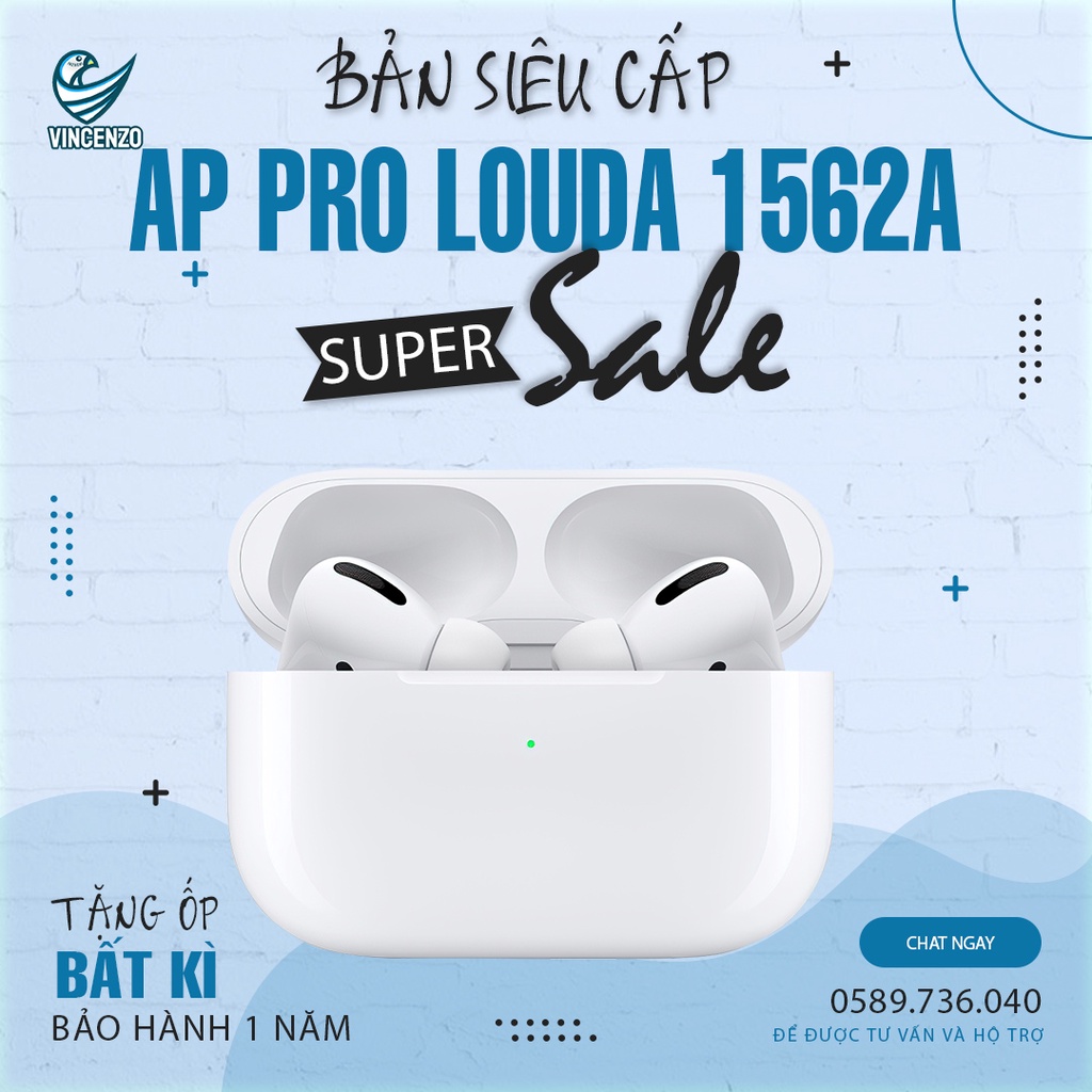 Siêu Phẩm Tai nghe TWS PRO ANC 1562A Hổ Vằn Pin 5H Liên Tục, Nghe Nhạc hay, Thiết Kế Đẹp, Chống Ồn Chủ Động, Xuyên Âm