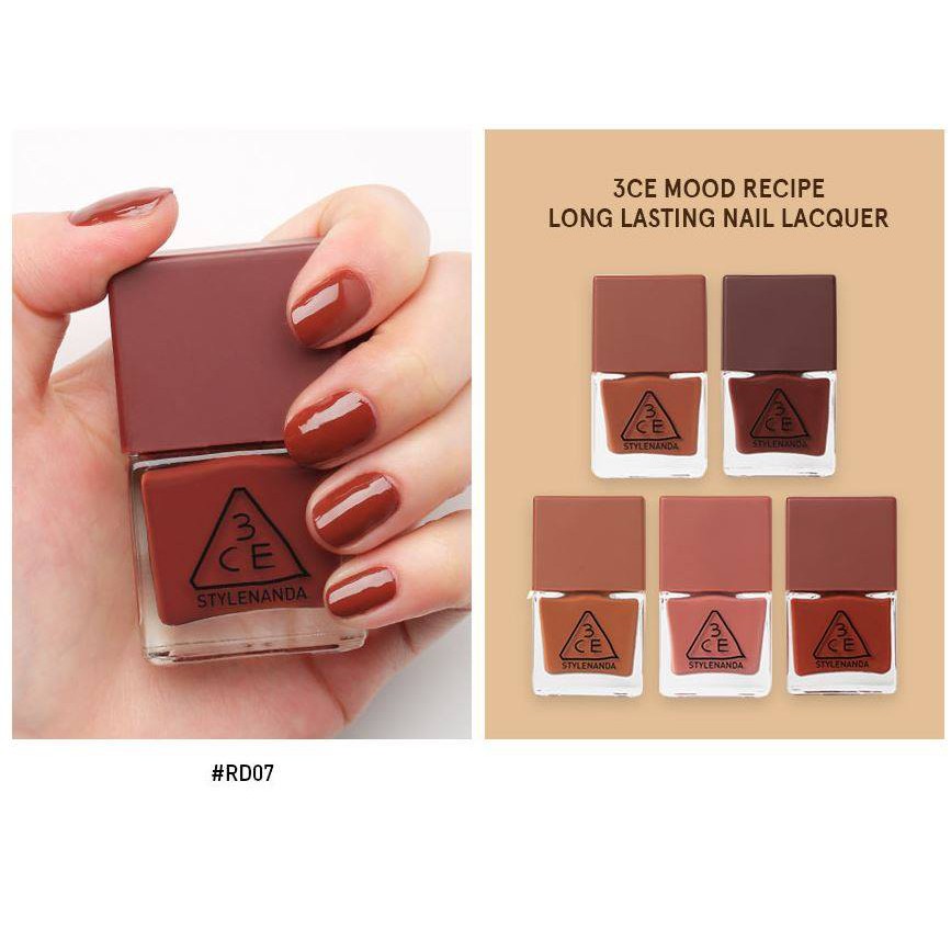 Sơn móng 3CE Mood Recipe Long Lasting Nail Lacquer