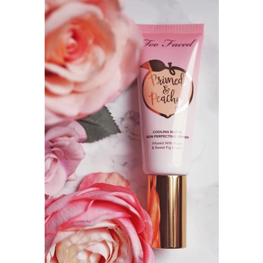 Kem Lót Too Faced Primed &amp; Peachy Cooling Matte Perfecting Primer