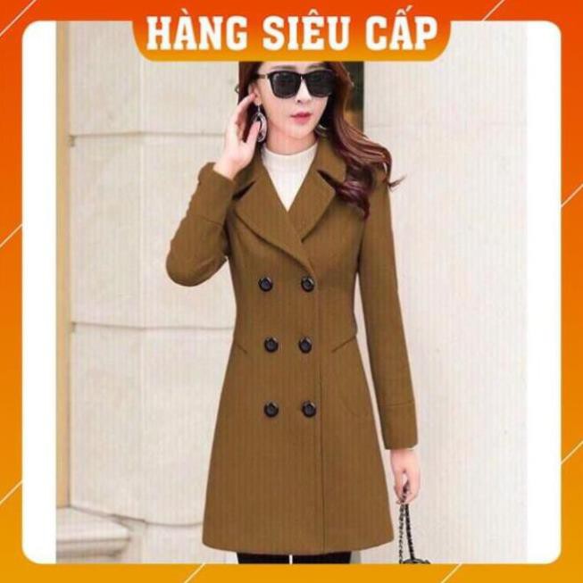 ÁO KHOÁC DẠ 6 NÚT CAO CẤP MSP-AK400370VN
