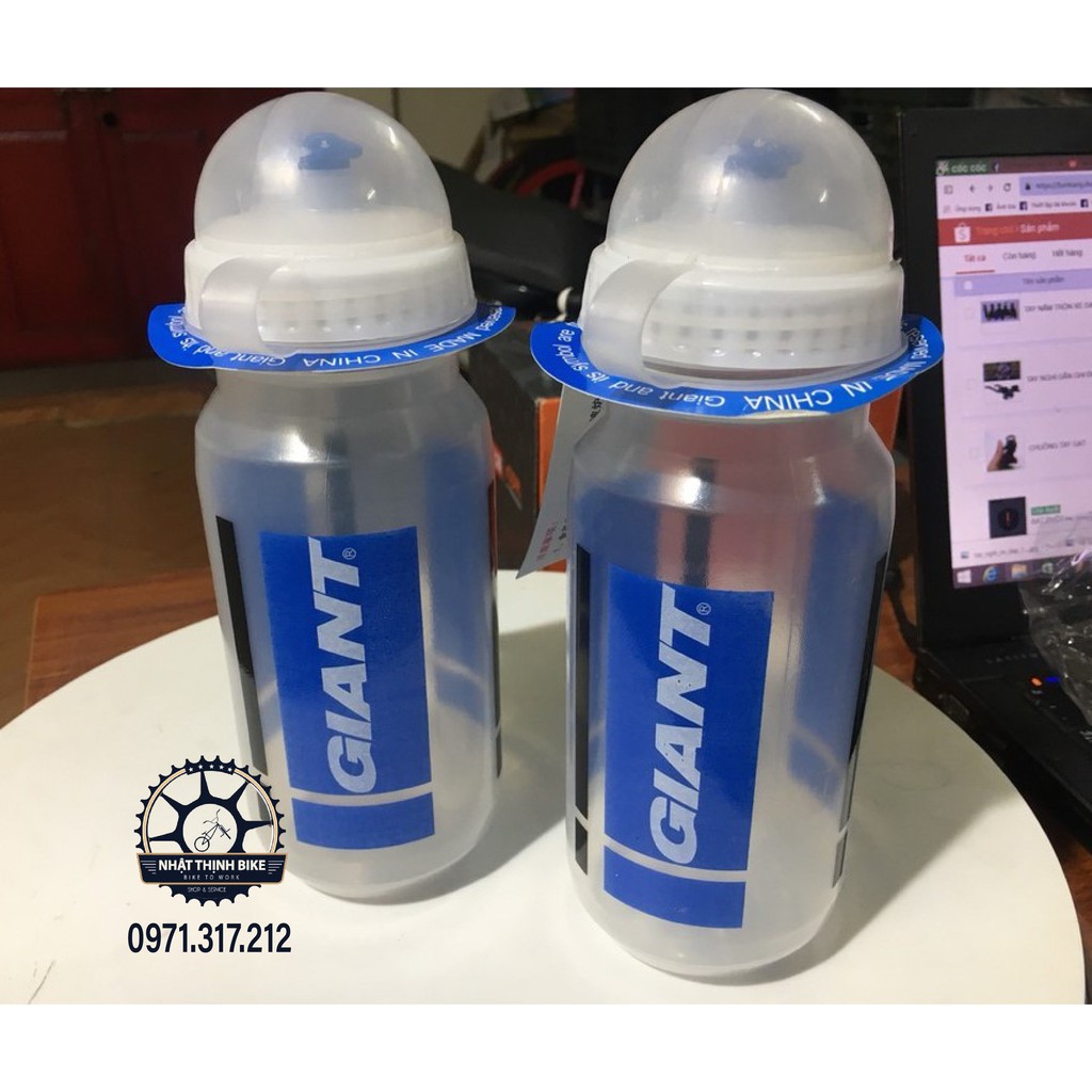 Bình nước xe đạp GIANT bình nước xe đạp thể thao