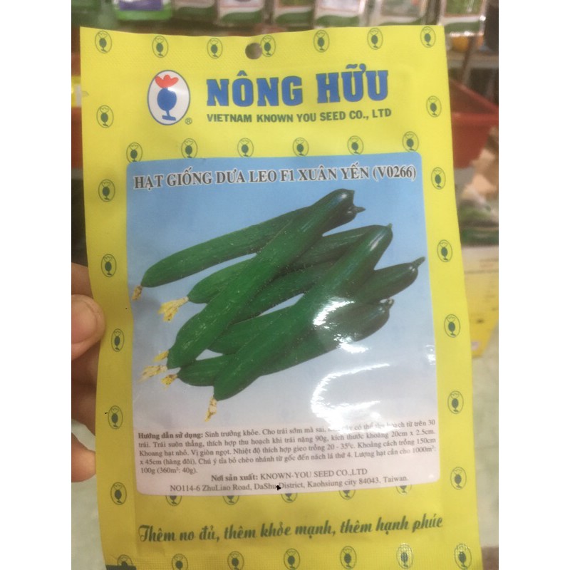 Hạt giống dưa leo Xuân yến - gói 10 gram