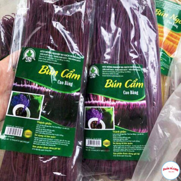 Bún khô 500g các loại Cao Bằng - Bún gạo - ngô - cẩm - gấc - gạo lứt ngon sạch - 00007-00008-00009-00010