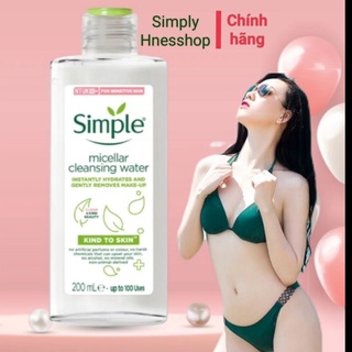 Nước Tẩy Trang Simple Micellar Cleansing Water 200ml
