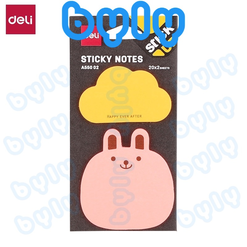 [Ship hỏa tốc] Sticky Notes - Giấy Ghi Chú Hình cute DELI | A55002 - ByLy Store