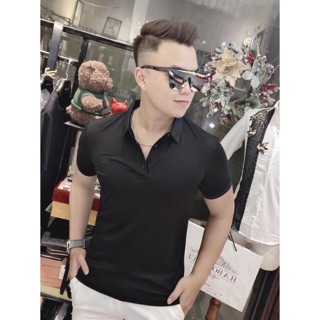 ÁO THUN NAM BASIC ĐEN/TRẮNG FORM SUÔN ÔM BODY - THUN ĐẸP