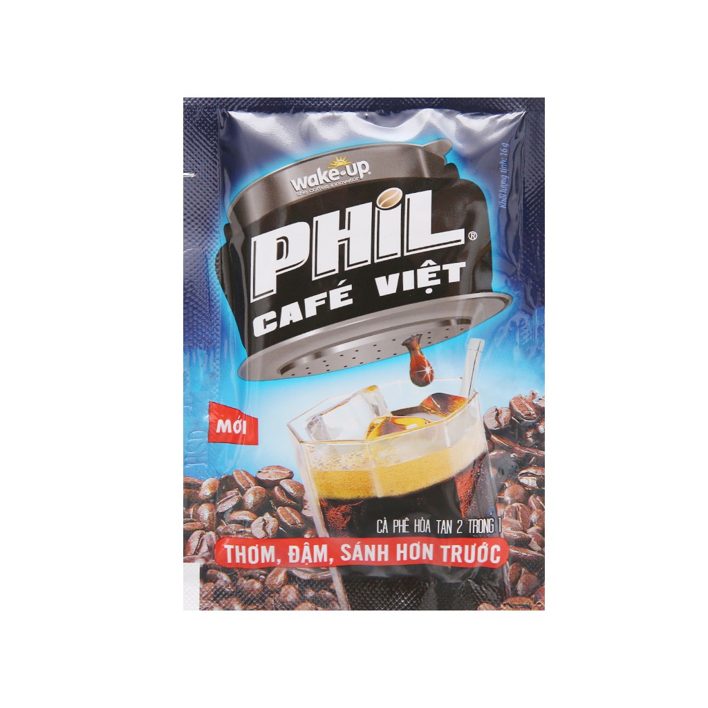 [Mã GROXUAN1 giảm 8% đơn 150K] Hộp 15 Gói Cà Phê Hòa Tan 2 Trong 1 – Phil Café Việt 16g/gói | BigBuy360 - bigbuy360.vn