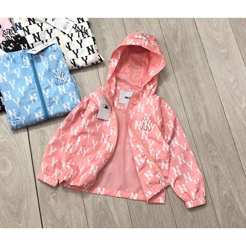 Áo khoác gió lót lưới ml.b cho bé trai bé gái size từ 12-33 cân