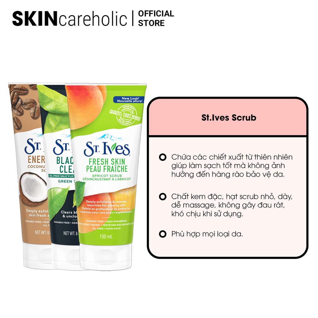 Tẩy Tế Bào Chết St.Ives Scrub