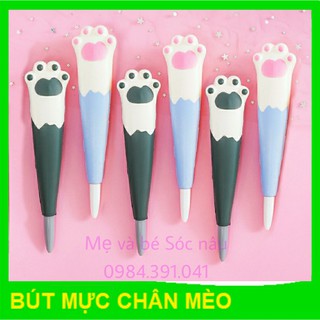 Bút bi kiểu dáng bàn chân mèo dễ thương 0.5mm