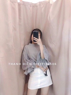 Áo ren tay bồng