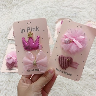 2 kẹp tóc bé gái sơ sinh trở lên