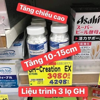 Hộp 270 Viên Uống Tăng Chiều Cao GH CREATION Nhật Bản