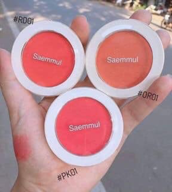 Phấn má hồng The Saem Single Blusher - Guu