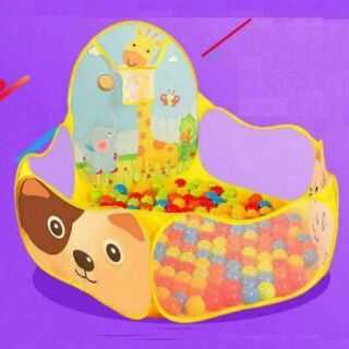 Lều bóng cho bé gồm 1 lều bóng và 100 bóng