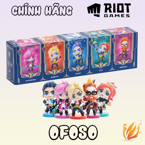 Mô hình Học viện chiến binh Mini Set  - Mô Hình Liên Minh Huyền Thoại - LOL Figure - Shop Mô Hình OFOSO