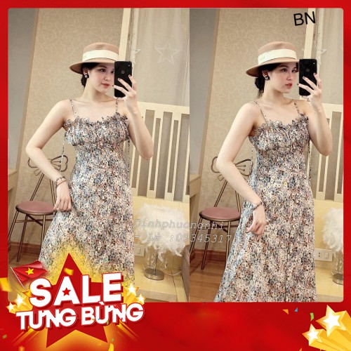 -HÀNG NHẬP KHẨU Đầm Hoa Nhí | Đầm Ulzzang Váy 2 Dây Chun Ngực Cao Cấp Order Quảng Châu tận xưởng Liên hệ mua hàng 084.20