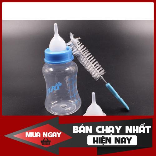 [Mã PET50K giảm Giảm 10% - Tối đa 50K đơn từ 250K] Bình sữa dành cho chó mèo con 150ml và 60ml