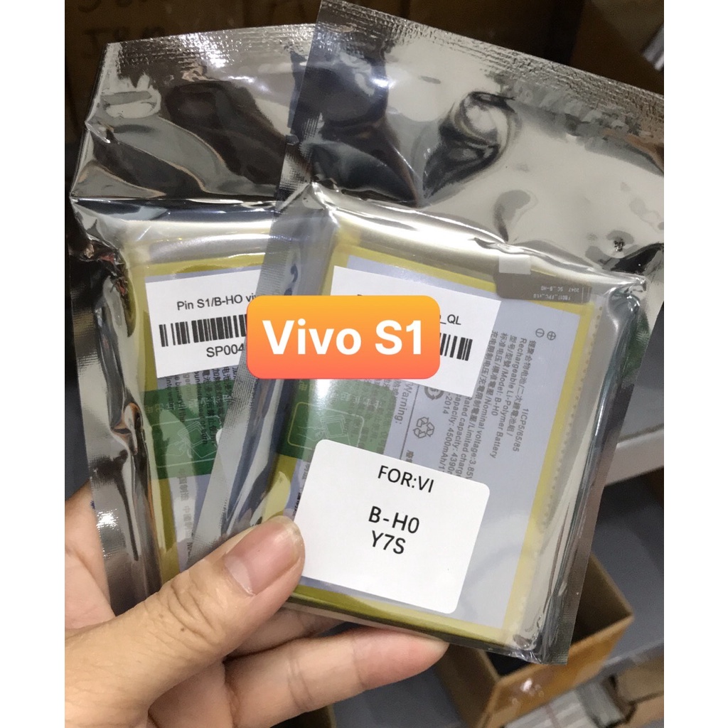 Pin B-H0 / Vivo S1 / Vivo Y7s Pin zin dung lượng chuẩn 4500mAh,bảo hành 6 tháng