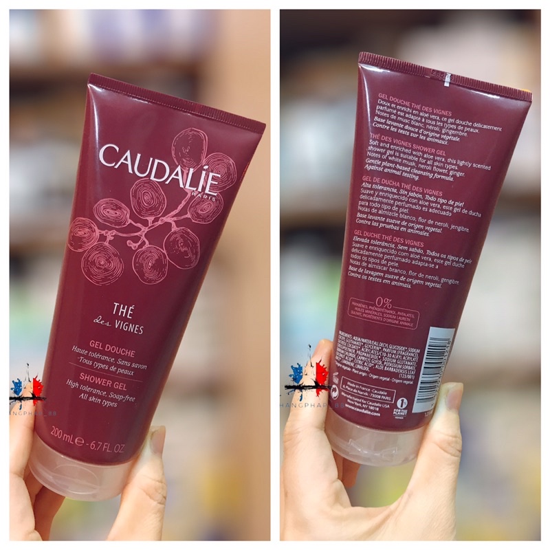 Sữa tắm Caudalie (Rose &amp; Thé) 200ml