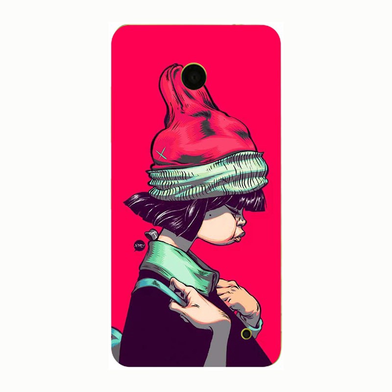 Ốp điện thoại silicone mềm TPU in hình hoạt hình đa dạng thời trang cho Nokia Lumia 630 635 636