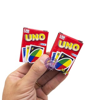 Compo 2 bộ bài Uno mini bằng giấy cứng