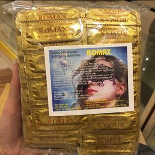 Bao cao su Romax gai ( bịch 120 chiếc )