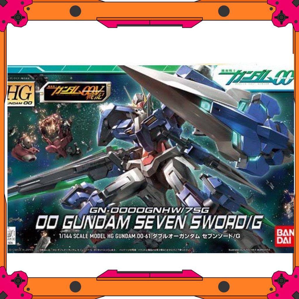 Mô hình lắp ráp Gundam HG 00 Gundam 00 Seven Sword/G