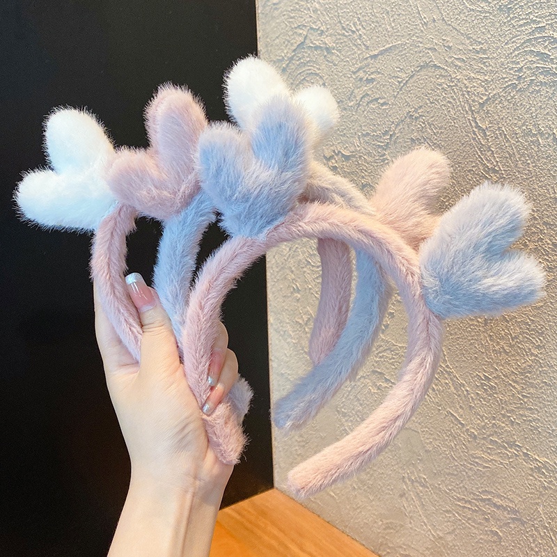 Băng đô cài tóc rửa mặt Vải Bông Chống Trượt Kiểu Hàn Quốc Dễ Thương Cho Nữ