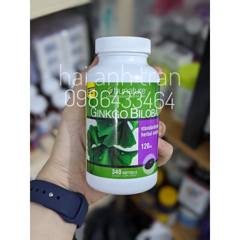 Viên uống Bổ não Ginkgo Biloba 340v Mỹ