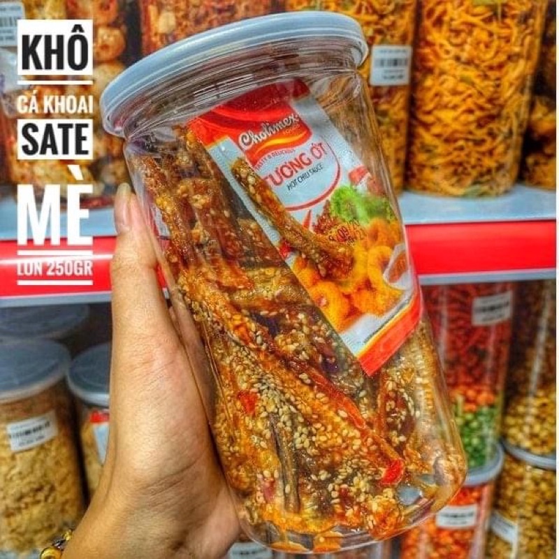 Khô Cá Khoai Rim Sate Mè Lon 250gr [FREE SHIP] TỪ ĐƠN 50K, [Loại Đặc Biệt] Hàng Ngon Nhà Làm