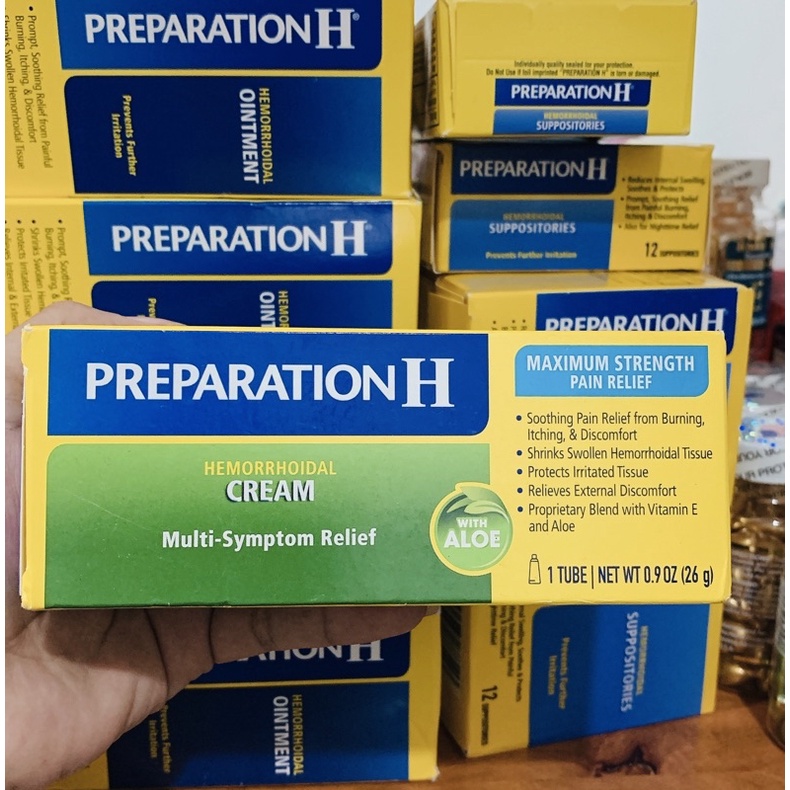 Kem Bôi T.rĩ Preparation H Hemorrhoidal Của Mỹ 26g