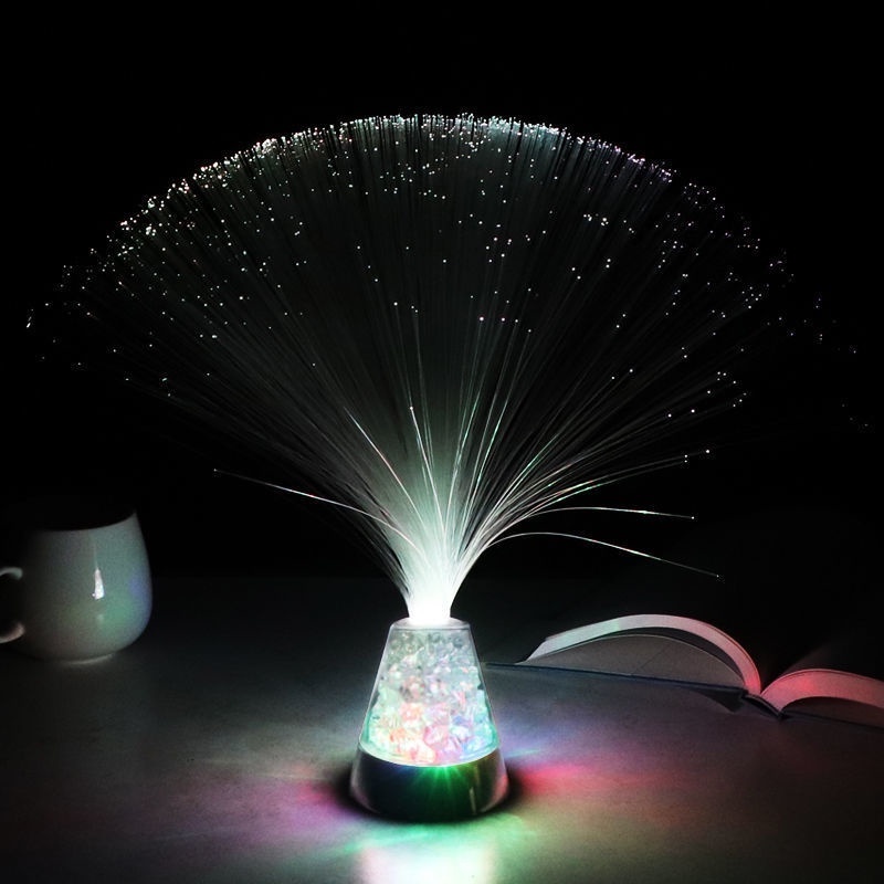 Đèn LED Sợi Quang Thay Đổi Màu Sắc Sáng Tạo Sử Dụng Pin