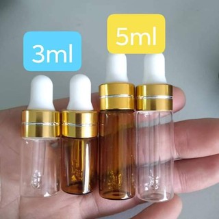 Combo 100 Lọ chiết tinh dầu 3ml - 5ml thủy tinh