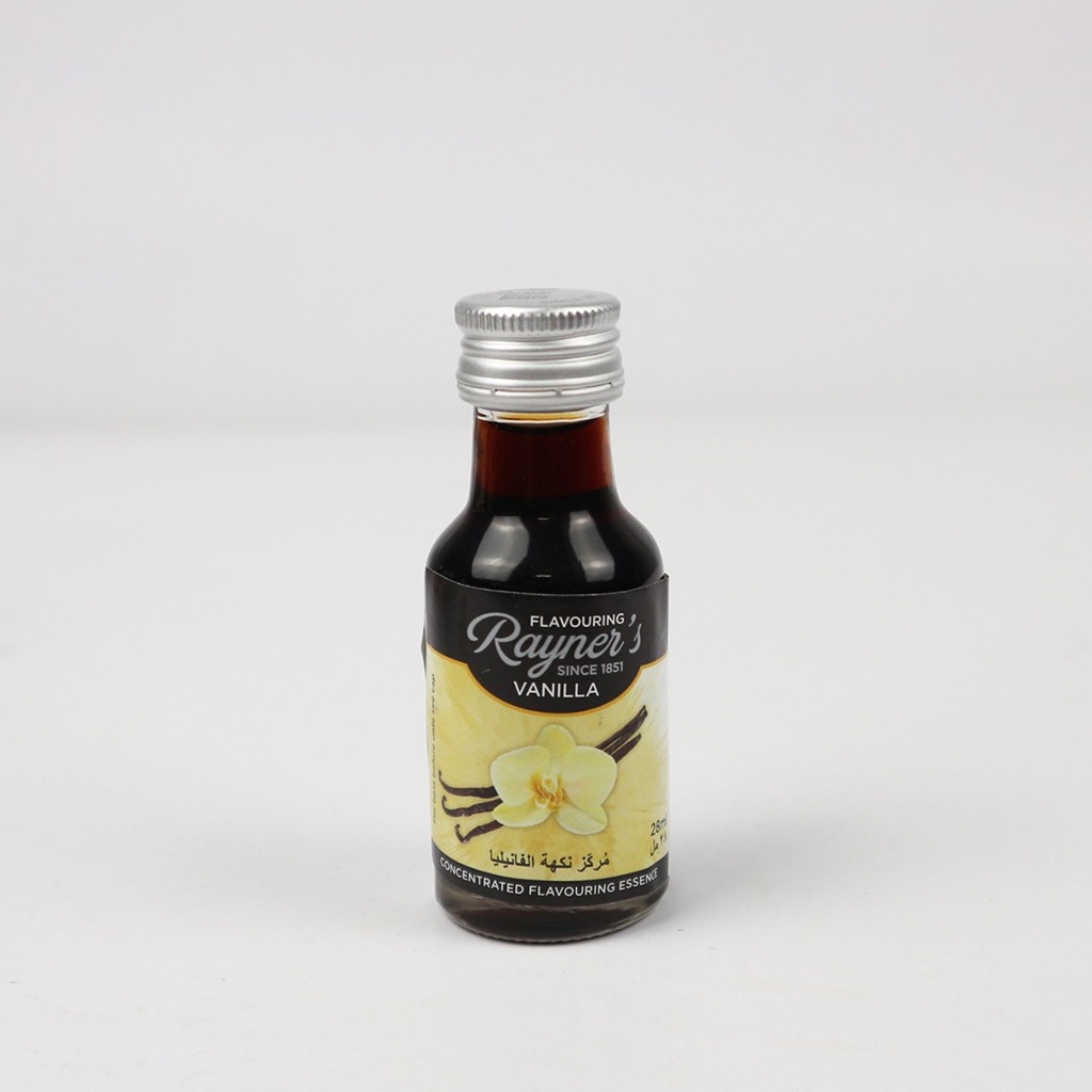 Tinh chất làm bánh, pha chế Rayner's dạng nước 28ml hương vanilla vani, chuối, caramel, dâu, bạc hà