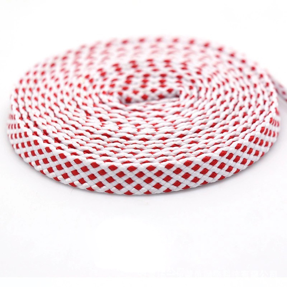 1 Cặp Dây Giày Họa Tiết Caro Chất Liệu Polyester Thời Trang Kích Thước 120Cm