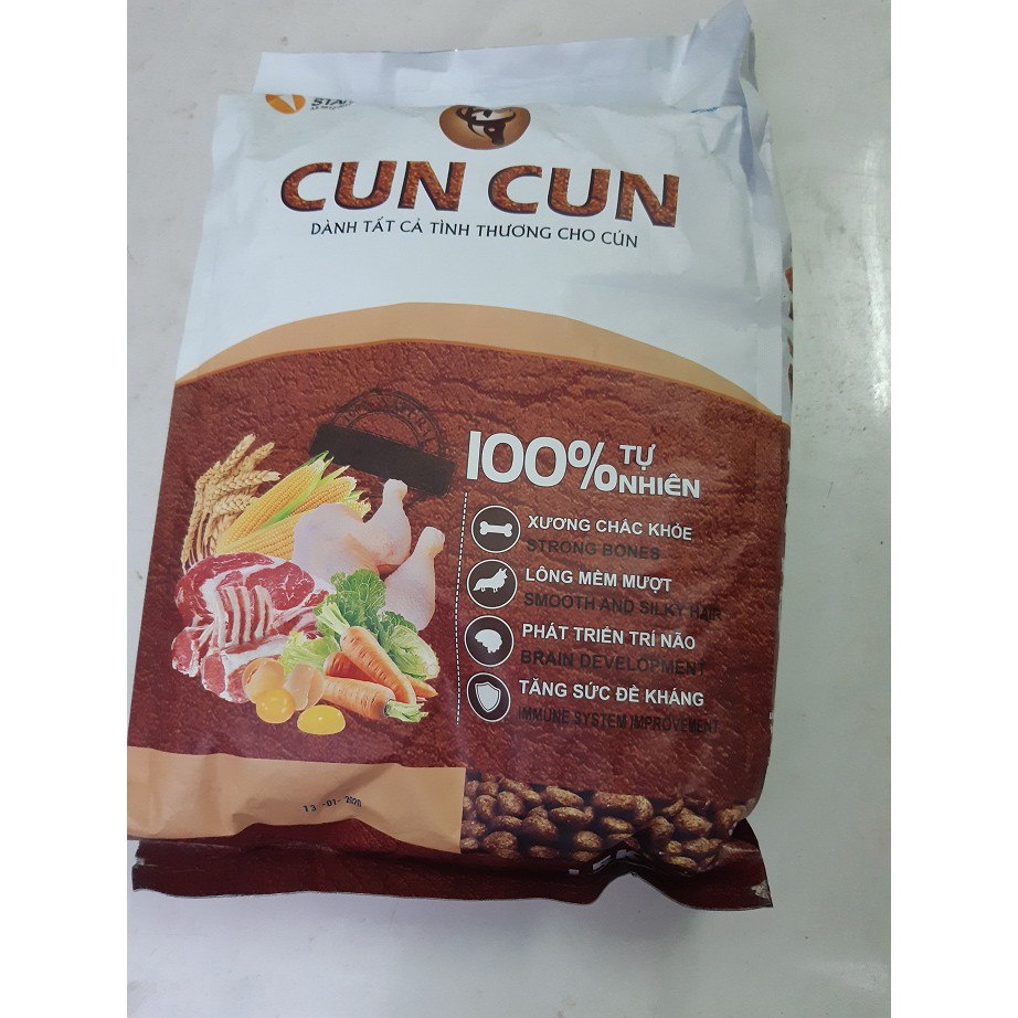Thức ăn cho chó cuncun 1,5kg - Hạn chế chảy nước mắt