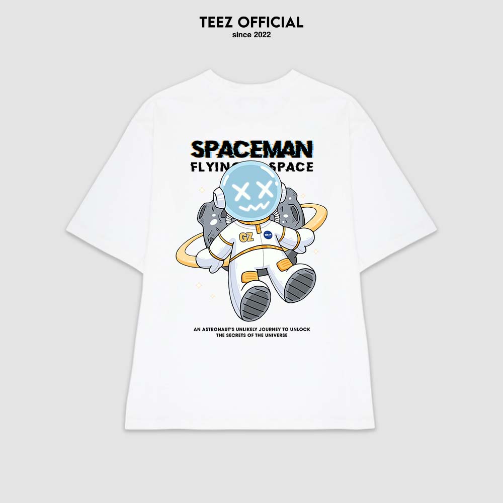 Áo Thun Nam TEEZ Form Rộng Unisex Oversize Phông Đen Trắng - TV5069
