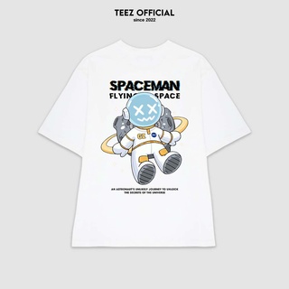 Áo thun nam teez form rộng unisex oversize phông đen trắng - tv5069