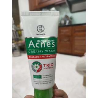 Sữa Rửa Mặt Ngăn Ngừa Mụn Sạch Khuẩn Acnes Cream Wash 50G