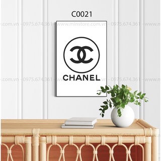 Khung tranh decor, hình chanel