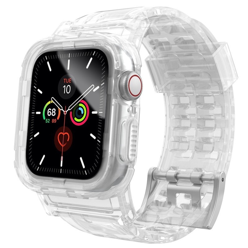 Dây đeo Apple Watch Dây đeo màu kẹo trong suốt cho Dòng dây đeo Iwatch 4 5 3 2 1 Chống rơi Dây đeo thể thao huỳnh quang