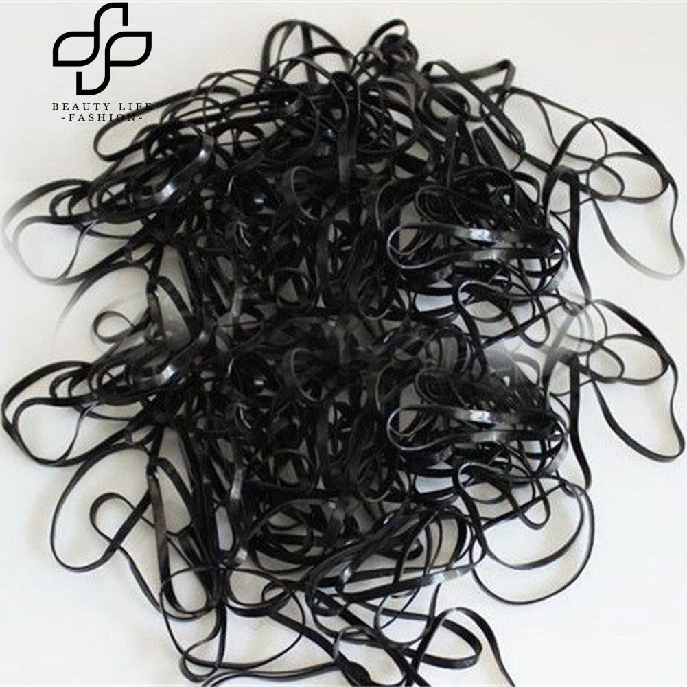 Set 300 dây buộc tóc cao su màu sắc xinh xắn