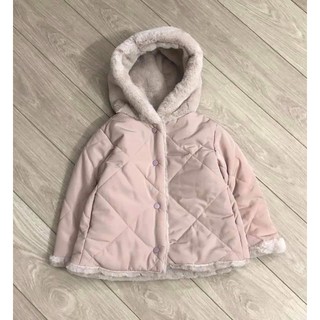 Áo phao lót lông thỏ Zara